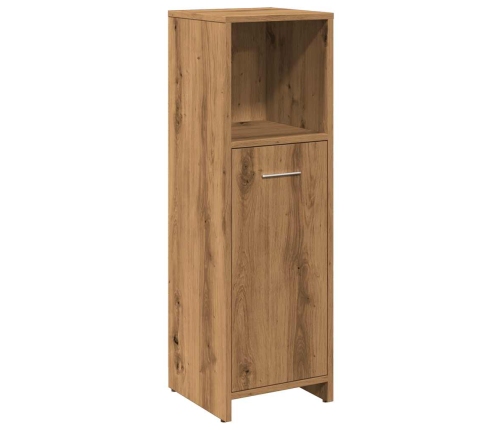 Armario de baño madera contrachapada roble artisan 30x30x95 cm