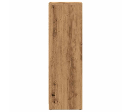 Armario de baño madera contrachapada roble artisan 30x30x95 cm