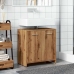 Mueble de lavabo de baño madera roble artisan 60x33x60 cm