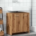 Mueble de lavabo de baño madera roble artisan 60x33x60 cm