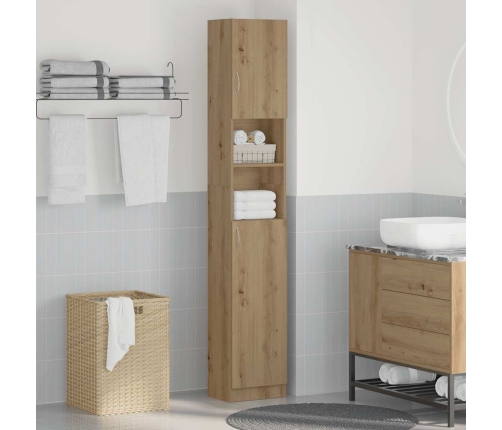 Armario de baño madera de ingeniería roble artisan