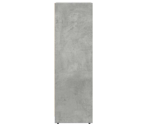 Armario de baño madera contrachapada gris 30x30x95 cm