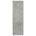 Armario de baño madera contrachapada gris 30x30x95 cm