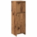 Armario de baño madera contrachapada envejecida 30x30x95 cm