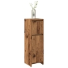 Armario de baño madera contrachapada envejecida 30x30x95 cm