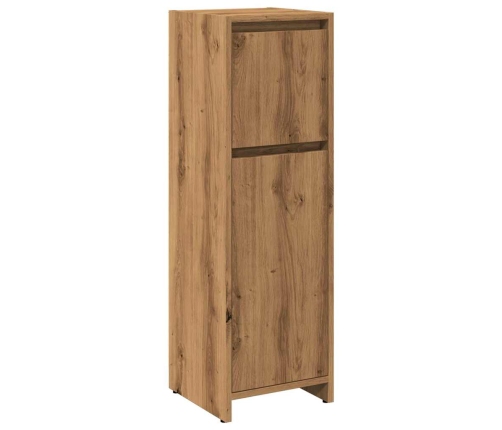 Armario de baño madera contrachapada roble artisan 30x30x95 cm