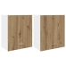 Armarios colgantes 2 uds madera roble artisan 50x31x60 cm