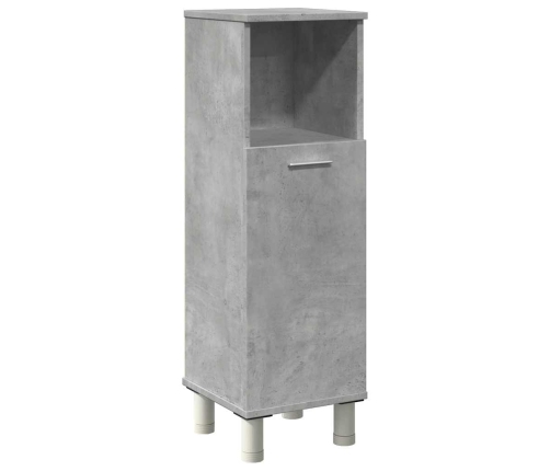 Armario de baño madera contrachapada gris 30x30x95 cm