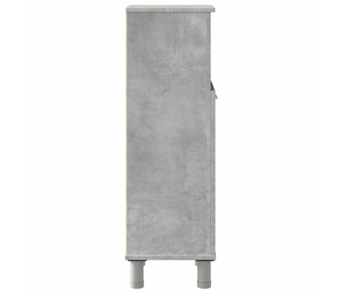 Armario de baño madera contrachapada gris 30x30x95 cm