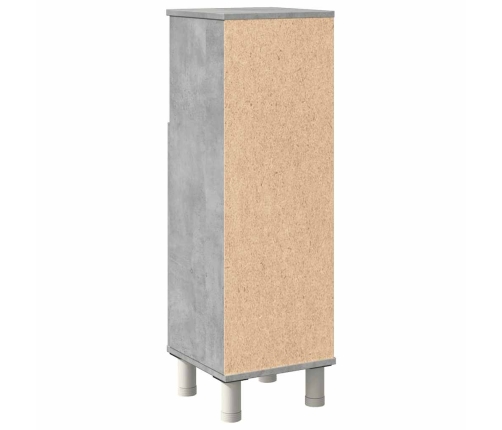 Armario de baño madera contrachapada gris 30x30x95 cm