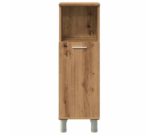 Armario de baño madera contrachapada roble artisan 30x30x95 cm