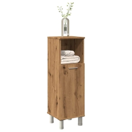 Armario de baño madera contrachapada roble artisan 30x30x95 cm