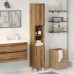 Mueble de baño madera de ingeniería roble artisan 30x30x179 cm