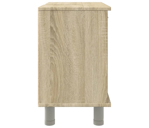 Armario de baño madera ingeniería roble Sonoma 60x32x53,5 cm