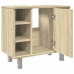 Armario de baño madera ingeniería roble Sonoma 60x32x53,5 cm