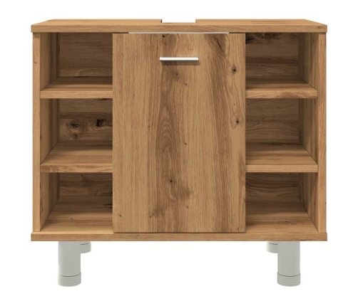 Armario de baño madera contrachapada roble artisan 60x32x53,5cm