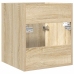 Mueble de lavabo de baño madera roble Sonoma 41x38,5x46 cm