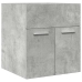 Mueble de lavabo madera ingeniería gris hormigón 41x38,5x46 cm