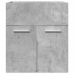 Mueble de lavabo madera ingeniería gris hormigón 41x38,5x46 cm