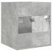 Mueble de lavabo madera ingeniería gris hormigón 41x38,5x46 cm