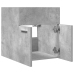 Mueble de lavabo madera ingeniería gris hormigón 41x38,5x46 cm