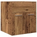 Mueble de lavabo madera de ingeniería envejecida 41x38,5x46 cm