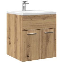 Mueble de lavabo de baño madera roble artisan 41x38,5x46 cm