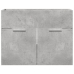 Armario para lavabo contrachapada gris hormigón 60x38,5x46 cm