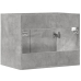 Armario para lavabo contrachapada gris hormigón 60x38,5x46 cm