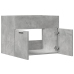 Armario para lavabo contrachapada gris hormigón 60x38,5x46 cm