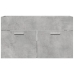 Armario para lavabo contrachapada gris hormigón 80x38,5x46 cm