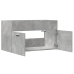 Armario para lavabo contrachapada gris hormigón 80x38,5x46 cm