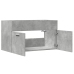 Mueble de lavabo madera ingeniería gris hormigón 90x38,5x46 cm