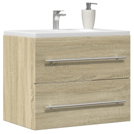 Armario para lavabo aglomerado roble Sonoma 60x38,5x48 cm