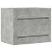 Armario para lavabo aglomerado gris hormigón 60x38,5x48 cm