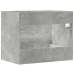 Armario para lavabo aglomerado gris hormigón 60x38,5x48 cm