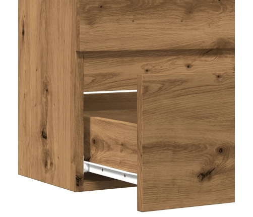 Mueble de baño madera de ingeniería roble artisan 60x38,5x45 cm