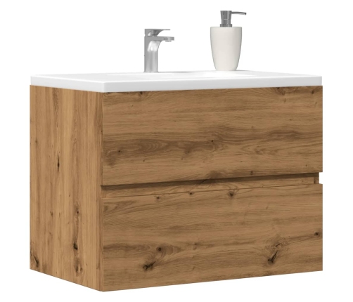 Mueble de baño madera de ingeniería roble artisan 60x38,5x45 cm