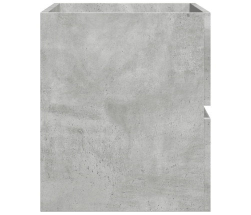 Armario pared baño madera ingeniería gris hormigón 80x38,5x45cm