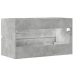 Armario para lavabo contrachapada gris hormigón 90x38,5x45 cm