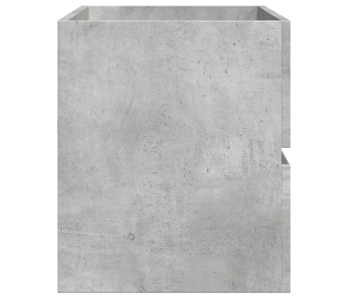 Armario para lavabo contrachapada gris hormigón 100x38,5x45 cm