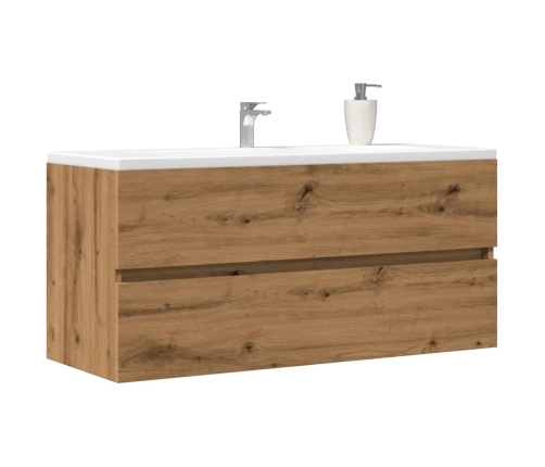 Armario lavabo madera ingeniería roble artisan 100x38,5x45 cm