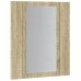 Espejo mueble de baño con luz LED roble Sonoma 40x12x45 cm