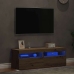 Muebles TV con luces LED 2 uds madera ingeniería roble artisan