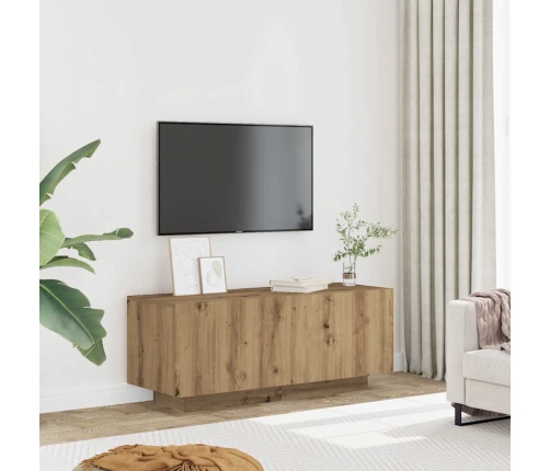 Mueble de TV madera de ingeniería roble artisan 100x35x40 cm