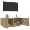 Mueble de TV madera de ingeniería roble artisan 100x35x40 cm