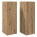 Muebles de TV 2 uds madera roble artisan 30,5x30x90 cm