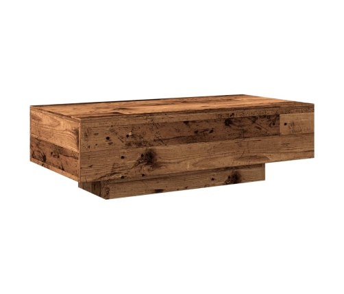 Mesa de centro madera de ingeniería envejecida 100x49,5x31 cm