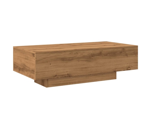 Mesa de centro madera ingeniería roble artisan 100x49,5x31 cm