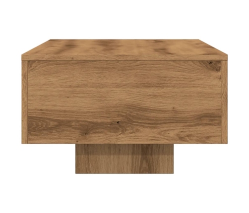 Mesa de centro madera ingeniería roble artisan 100x49,5x31 cm